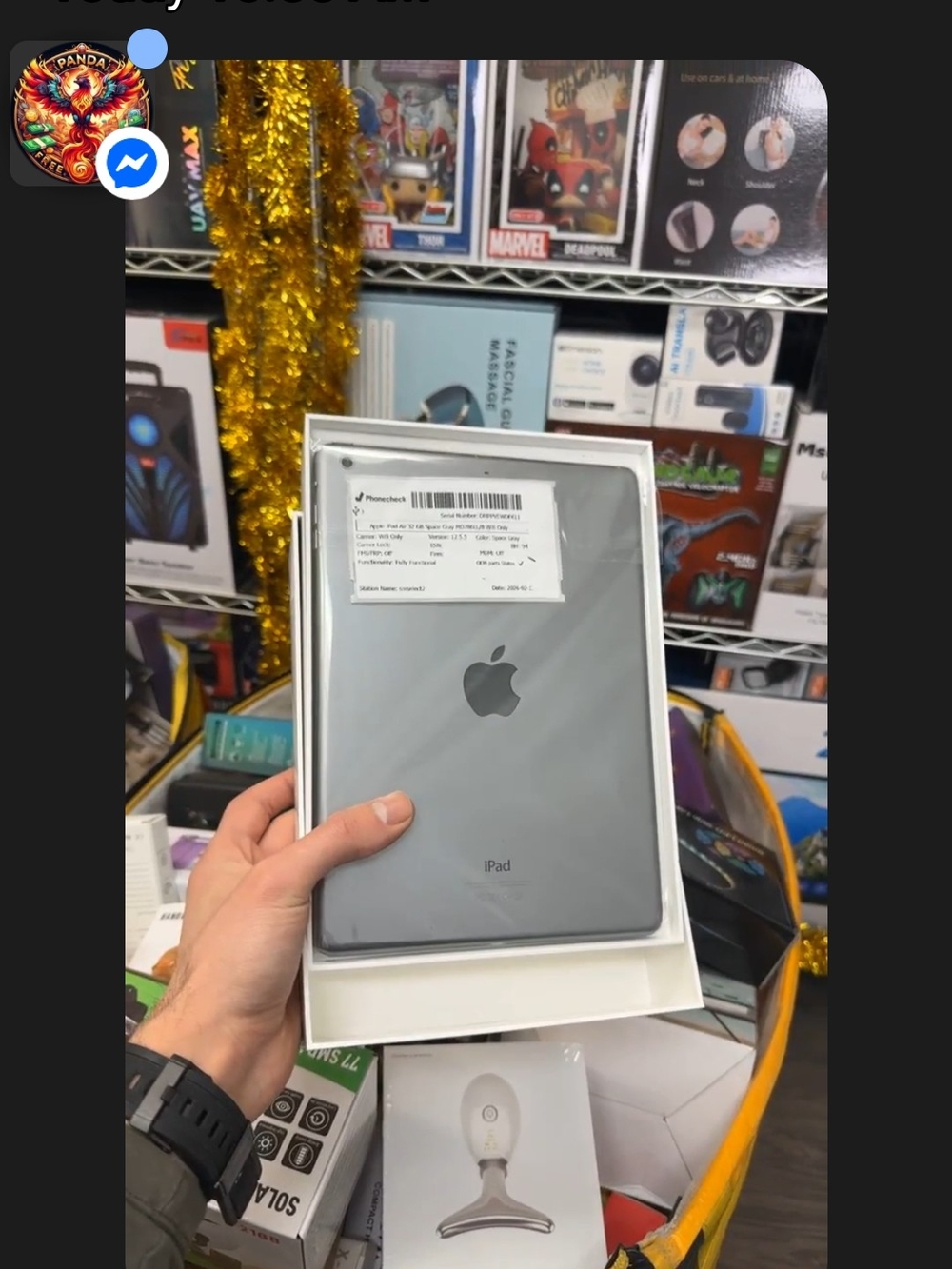 Apple iPad - Silver Back with Apple Logo